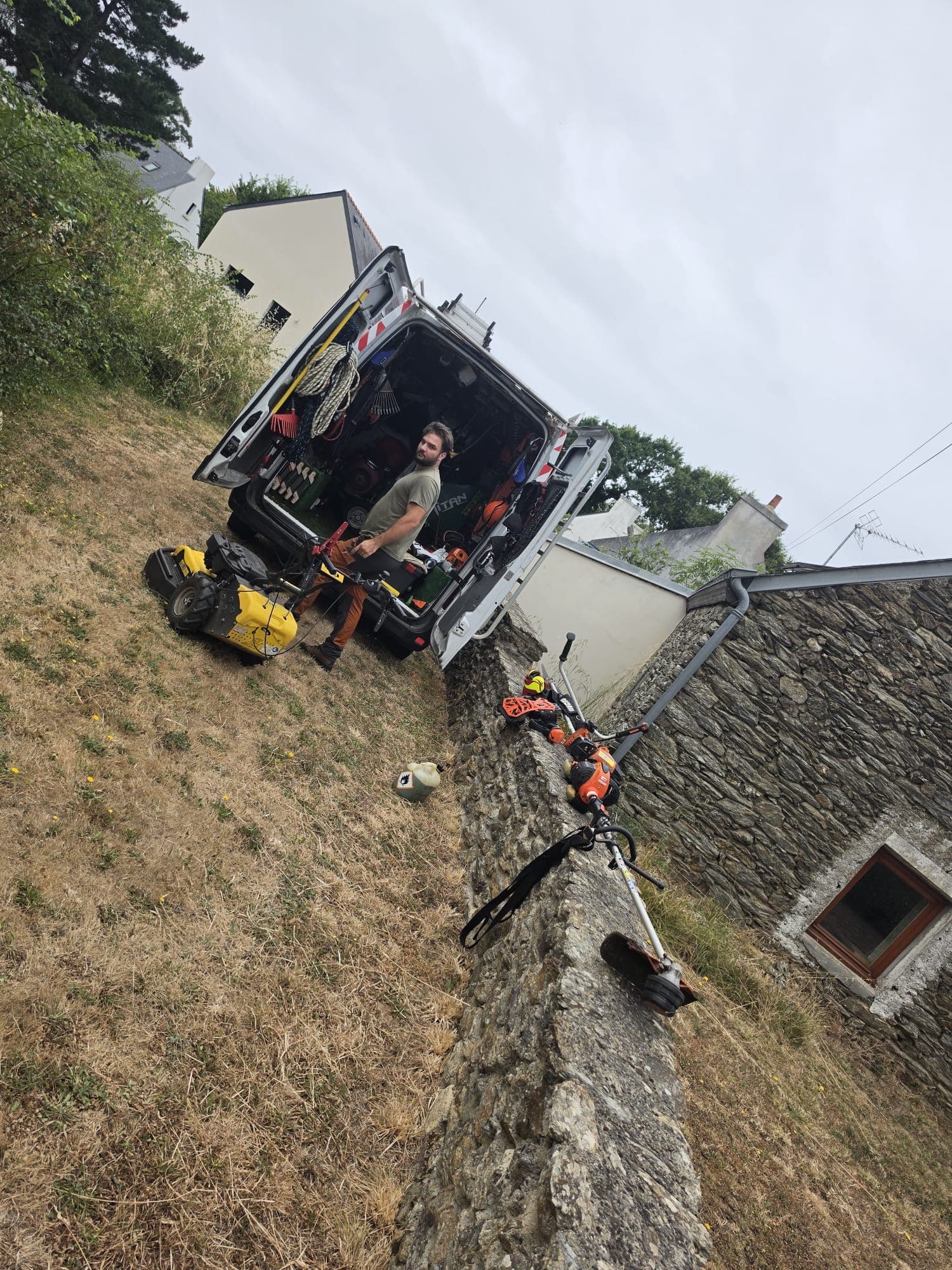 Chantier d'élagage MarioÉlag près de Névez